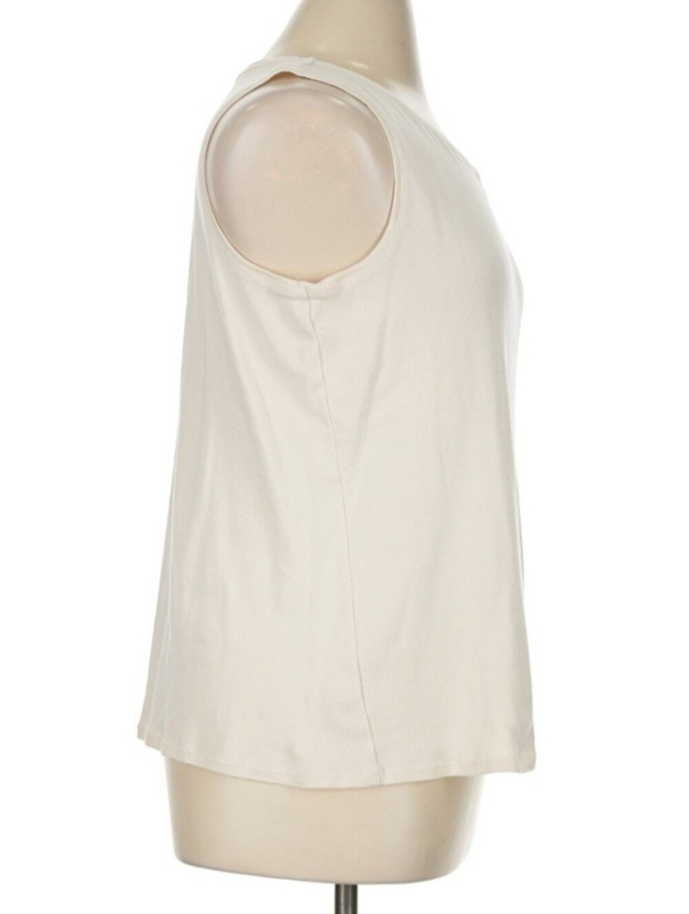 Chico's Sleeveless Pullover Ivory Top Sz 3 EUC - Picture 2 of 6